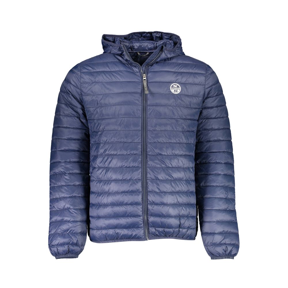 North Sails Blue Polyamide Men Jacket North Sails