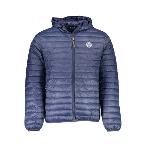 North Sails Blue Polyamide Men Jacket North Sails