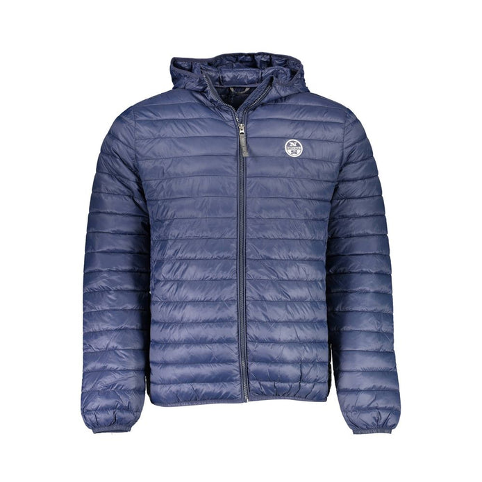 North Sails Blue Polyamide Men Jacket North Sails