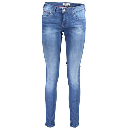 Tommy Hilfiger Blue Cotton Women Jeans Tommy Hilfiger
