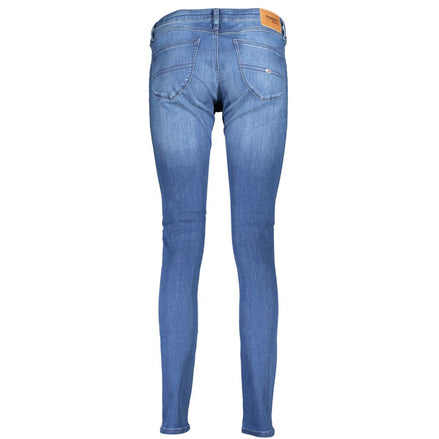 Tommy Hilfiger Blue Cotton Women Jeans Tommy Hilfiger