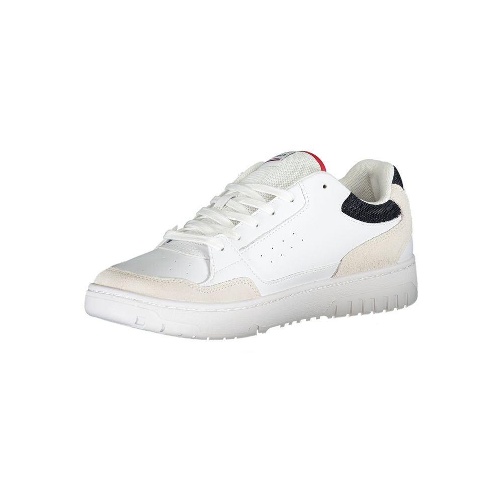 Tommy Hilfiger White Polyethylene Men Sneaker Tommy Hilfiger