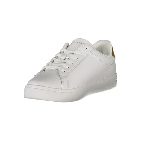 Tommy Hilfiger White Leather Women Sneaker Tommy Hilfiger