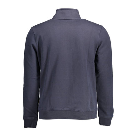 Napapijri Blue Cotton Men Sweater Napapijri