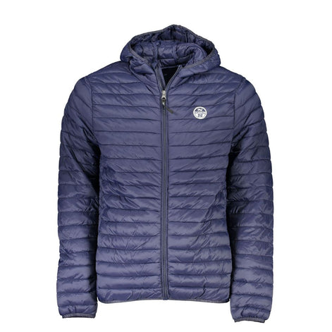 North Sails Blue Polyamide Men Jacket North Sails