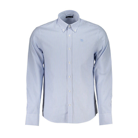 North Sails Light Blue Cotton Men Shirt North Sails