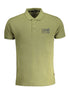 Cavalli Class Verde Cotton Men Polo Shirt Cavalli Class
