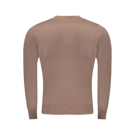 Cavalli Class Marrone Viscose Men's Sweater Cavalli Class