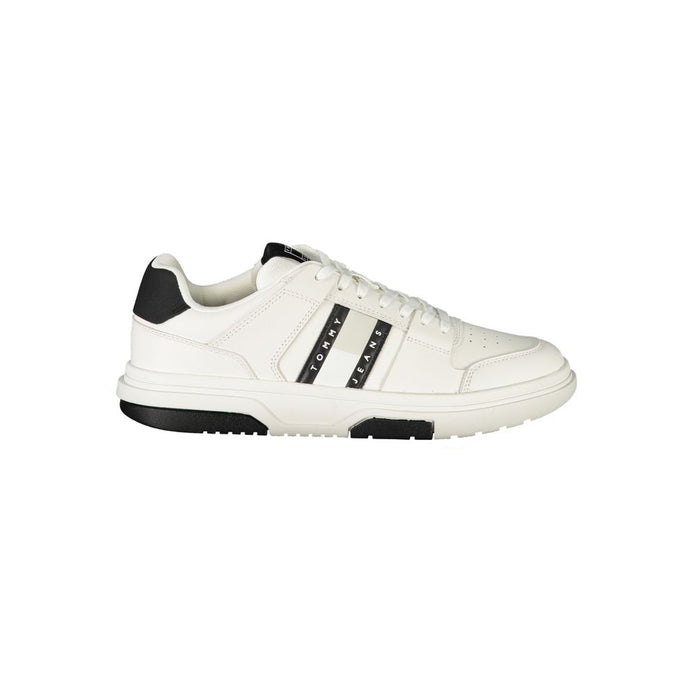 Tommy Hilfiger White Polyethylene Men Sneaker Tommy Hilfiger
