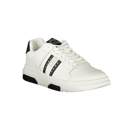 Tommy Hilfiger White Polyethylene Men Sneaker Tommy Hilfiger