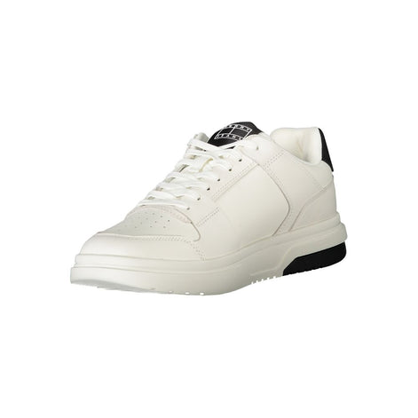 Tommy Hilfiger White Polyethylene Men Sneaker Tommy Hilfiger