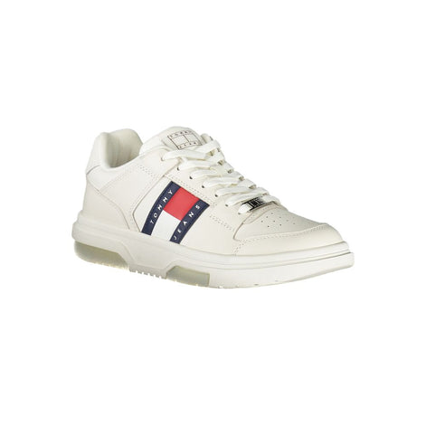 Tommy Hilfiger White Leather Women Sneaker Tommy Hilfiger