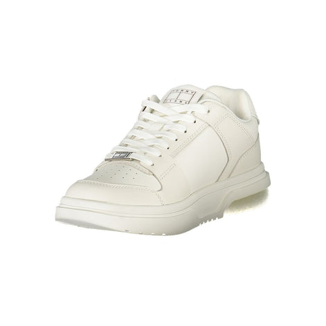 Tommy Hilfiger White Leather Women Sneaker Tommy Hilfiger