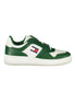 Tommy Hilfiger Green Leather Men Sneaker Tommy Hilfiger