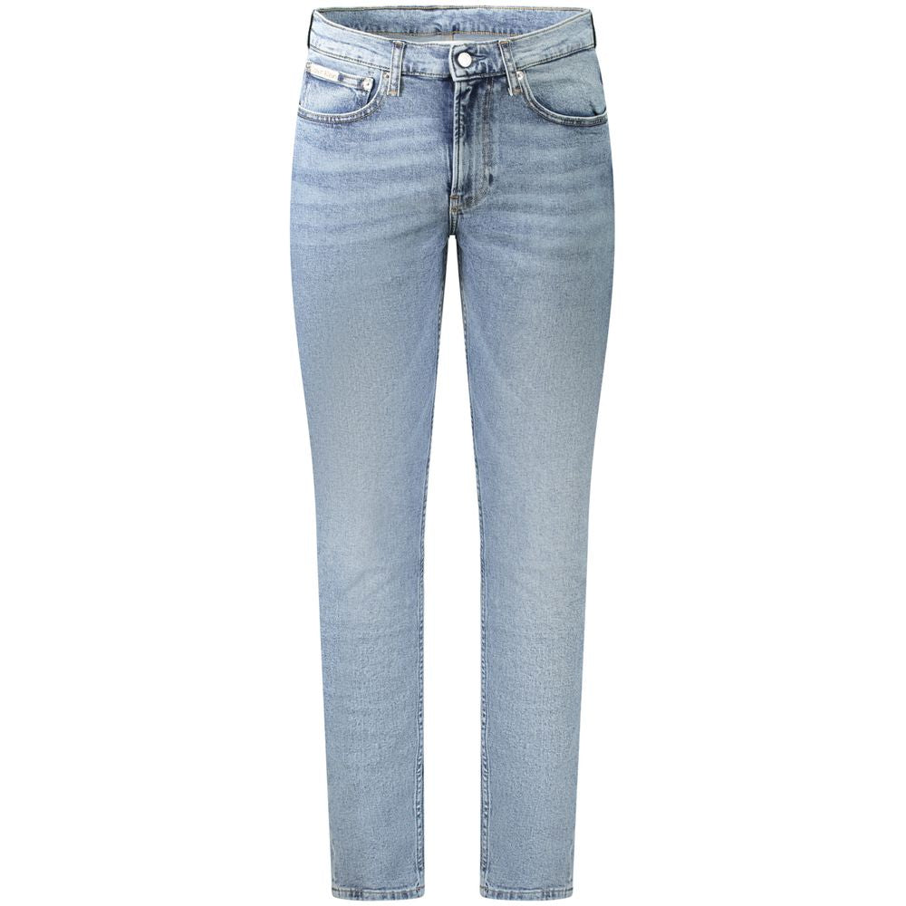 Jean Calvin Klein Azzurro en coton pour homme