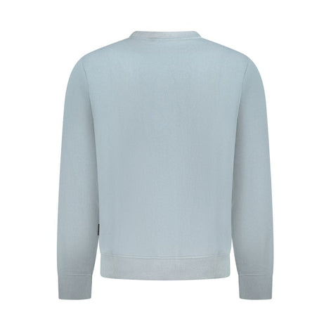 Napapijri Grigio Cotton Men Sweatshirt Napapijri