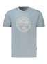 Napapijri Grigio Organic Cotton Men T-Shirt Napapijri