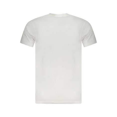 T-shirt homme Cavalli Class Bianco en coton