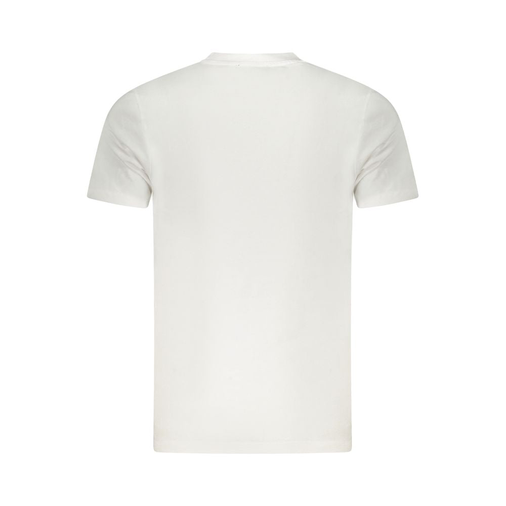 Cavalli Class Bianco Baumwoll-Herren-T-Shirt