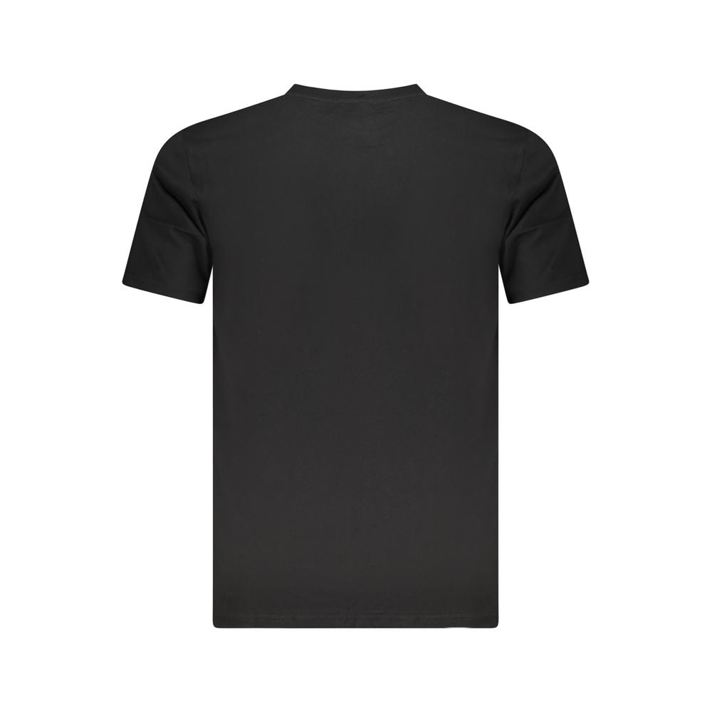 Cavalli Class Schwarzes Baumwoll-T-Shirt für Herren