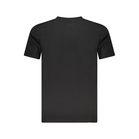 Cavalli Class Schwarzes Baumwoll-T-Shirt für Herren