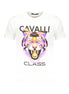 Cavalli Class Bianco Cotton Men T-Shirt Cavalli Class