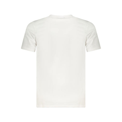 Cavalli Class Bianco Cotton Men T-Shirt Cavalli Class