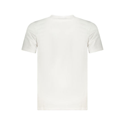 Cavalli Class Bianco Cotton Men T-Shirt Cavalli Class