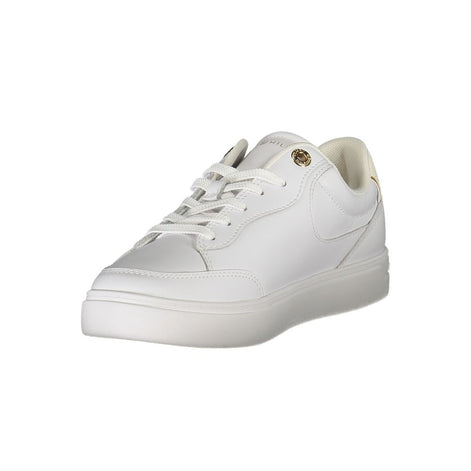 Tommy Hilfiger White Leather Women Sneaker Tommy Hilfiger