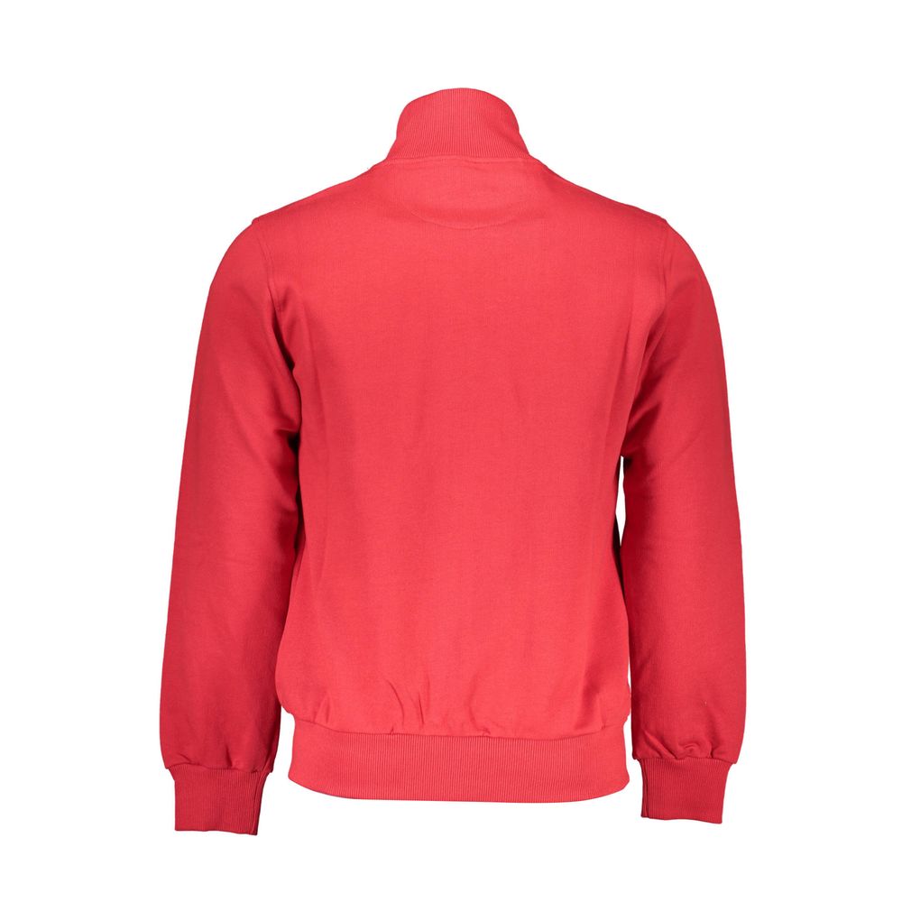 La Martina Rosso Cotton Men Sweatshirt La Martina