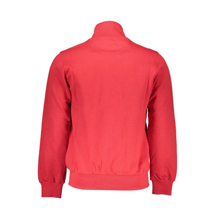 La Martina Rosso Cotton Men Sweatshirt La Martina