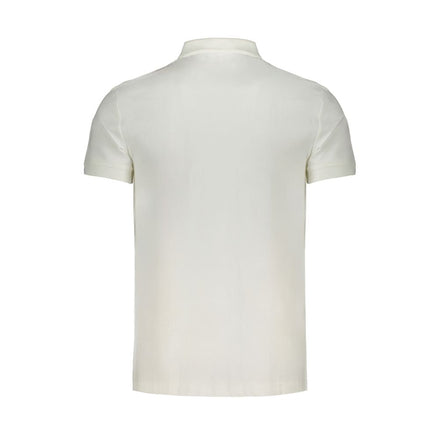 Calvin Klein White Cotton Polo Shirt Calvin Klein