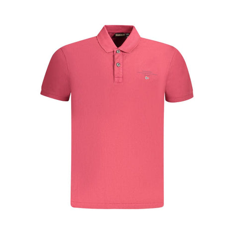 Napapijri Rosso Cotton Men Polo Napapijri