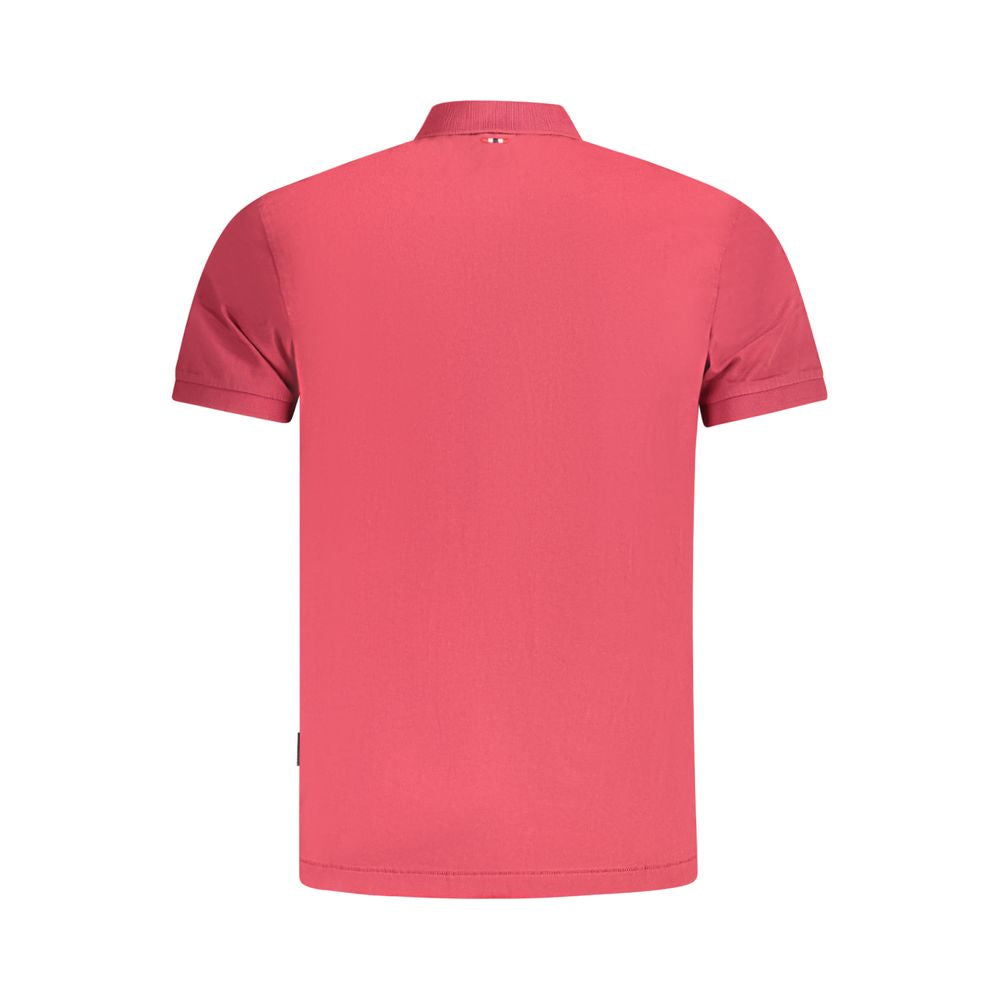Napapijri Rosso Cotton Men Polo Napapijri