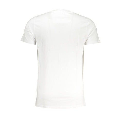 Cavalli Class Bianco Cotton Men T-Shirt Cavalli Class