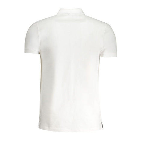 Cavalli Class "Bianco Cotton Men's Polo Shirt" Cavalli Class