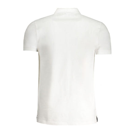 Cavalli Class "Bianco Cotton Men's Polo Shirt" Cavalli Class