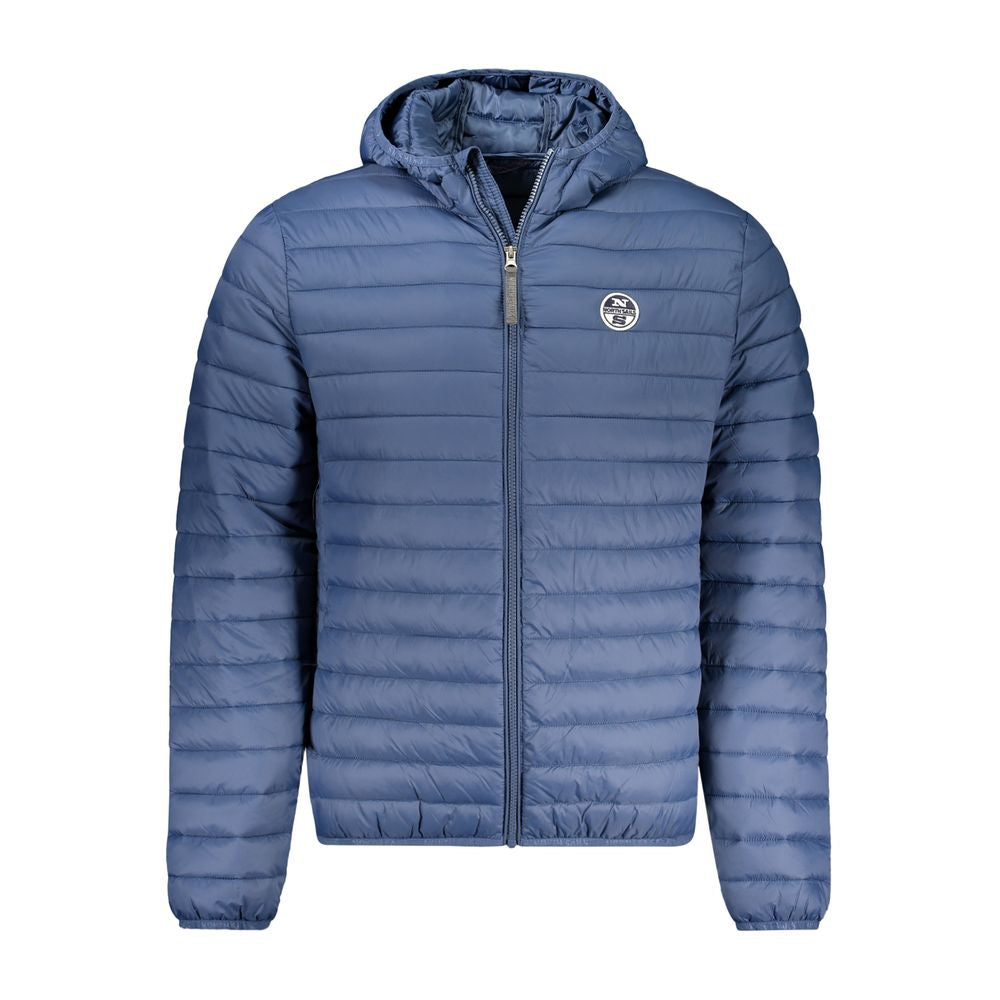 North Sails Blue Polyamide Men Jacket North Sails