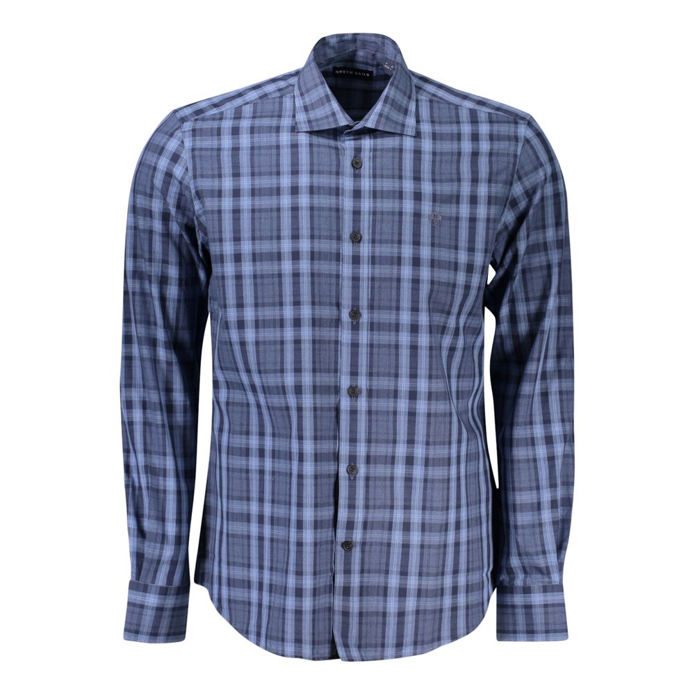 North Sails Light Blue Cotton Men Shirt North Sails