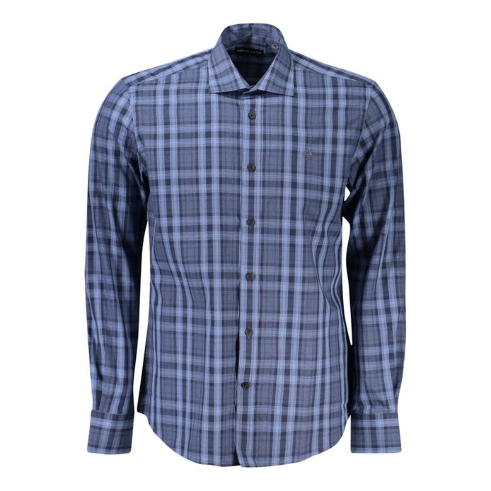 North Sails Light Blue Cotton Men Shirt North Sails