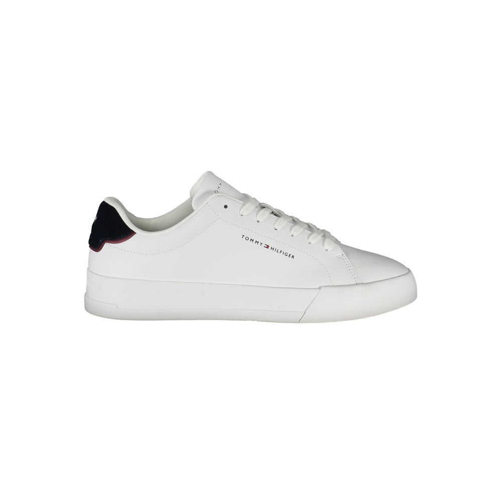 Tommy Hilfiger White Polyethylene Men Sneaker Tommy Hilfiger