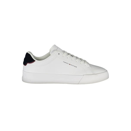 Tommy Hilfiger White Polyethylene Men Sneaker Tommy Hilfiger