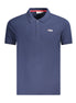 Fila Blue Cotton Men Polo Shirt Fila