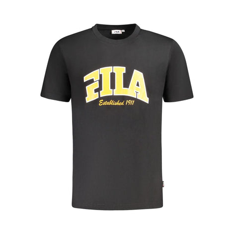 Fila Black Cotton Men T-Shirt Fila