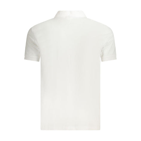 Fila White Cotton Men Polo Shirt Fila