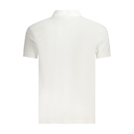 Fila White Cotton Men Polo Shirt Fila