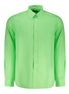 North Sails Green Cotton Men Shirt North Sails
