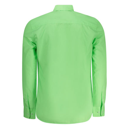 North Sails Green Cotton Men Shirt North Sails