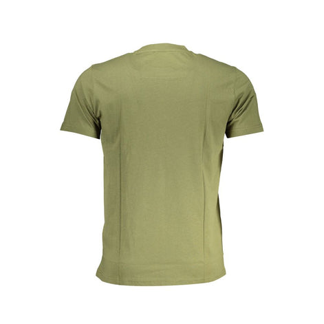 Cavalli Class Verde Cotton Men T-Shirt Cavalli Class