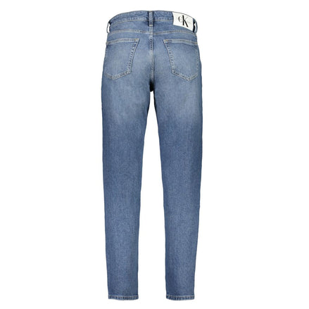 Calvin Klein Blue Cotton Tapered Jeans Calvin Klein